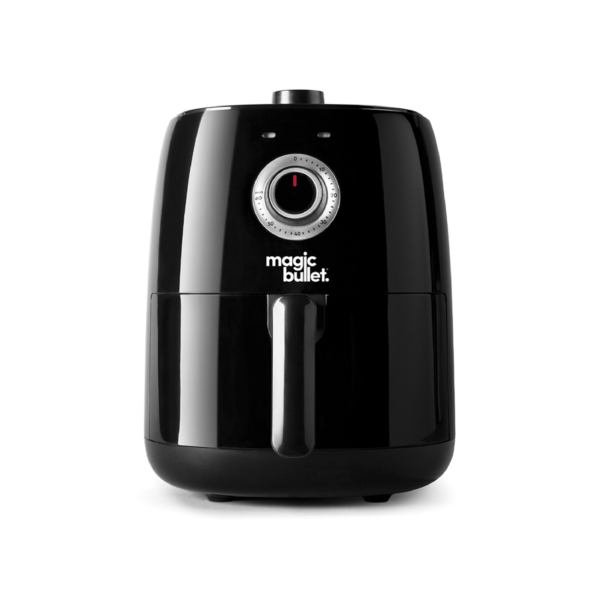 Hot air fryer, oil-free, Magic Nutribullet MBA021B, 1300W, 2.5L, 360° convection technology, 6 cooking programs, timer, adjustable temperature, black