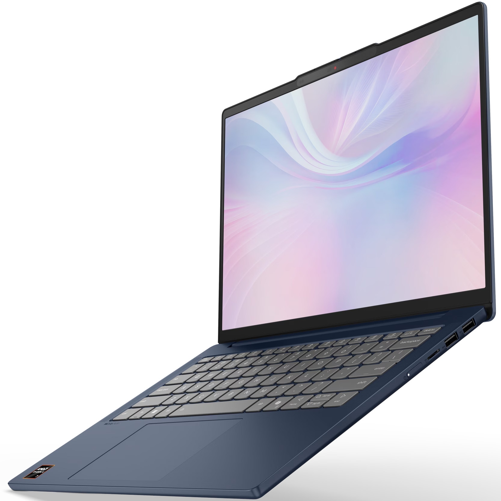 Lenovo IdeaPad Slim 5 14AKP10 laptop with AMD Ryzen™ AI 7 350 processor up to 5.0GHz, 14" WUXGA, OLED, 32GB DDR5 RAM, 1TB SSD, AMD Radeon™ 860M Graphics, No OS, Cosmic Blue