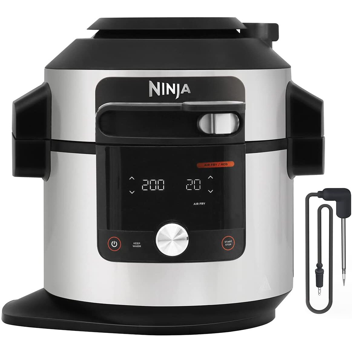 Multicooker 14 in 1 Ninja OL750EU, 1760 W, 7.5 l, 14 programs, Black silver