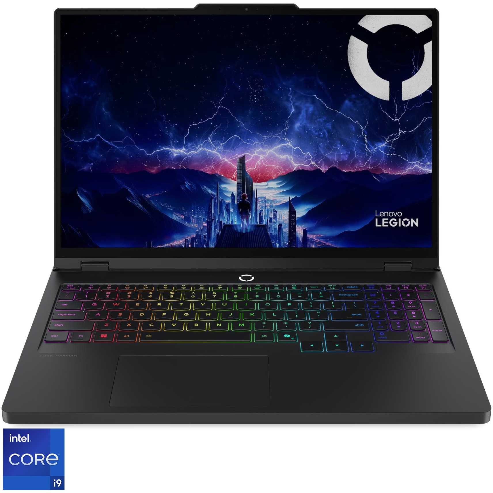 Lenovo Legion Pro 5 16IRX10 Gaming Laptop with Intel® Core i9-14900HX processor up to 5.8GHz, 16'', WQXGA, IPS, 240Hz, 32GB DDR5 RAM, 2TB SSD, NVIDIA® GeForce RTX™ 5070 8GB GDDR7, No OS, Eclipse Black, 3y on-site Premium Care