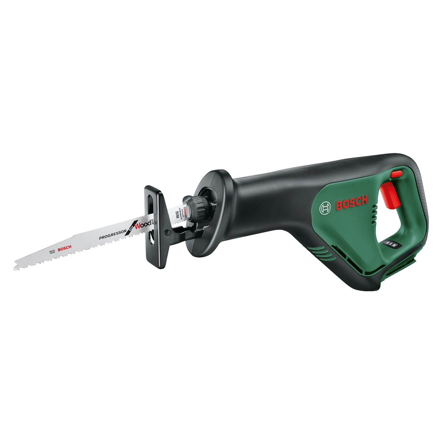 Fierastrau sabie pe acumulator Bosch AdvancedRecip 18, 18 V, 2.5 Ah, 3100 curse/min, 100 mm adancime amxima taiere, 1 panza fierastrau, fara acumulator/incarcator