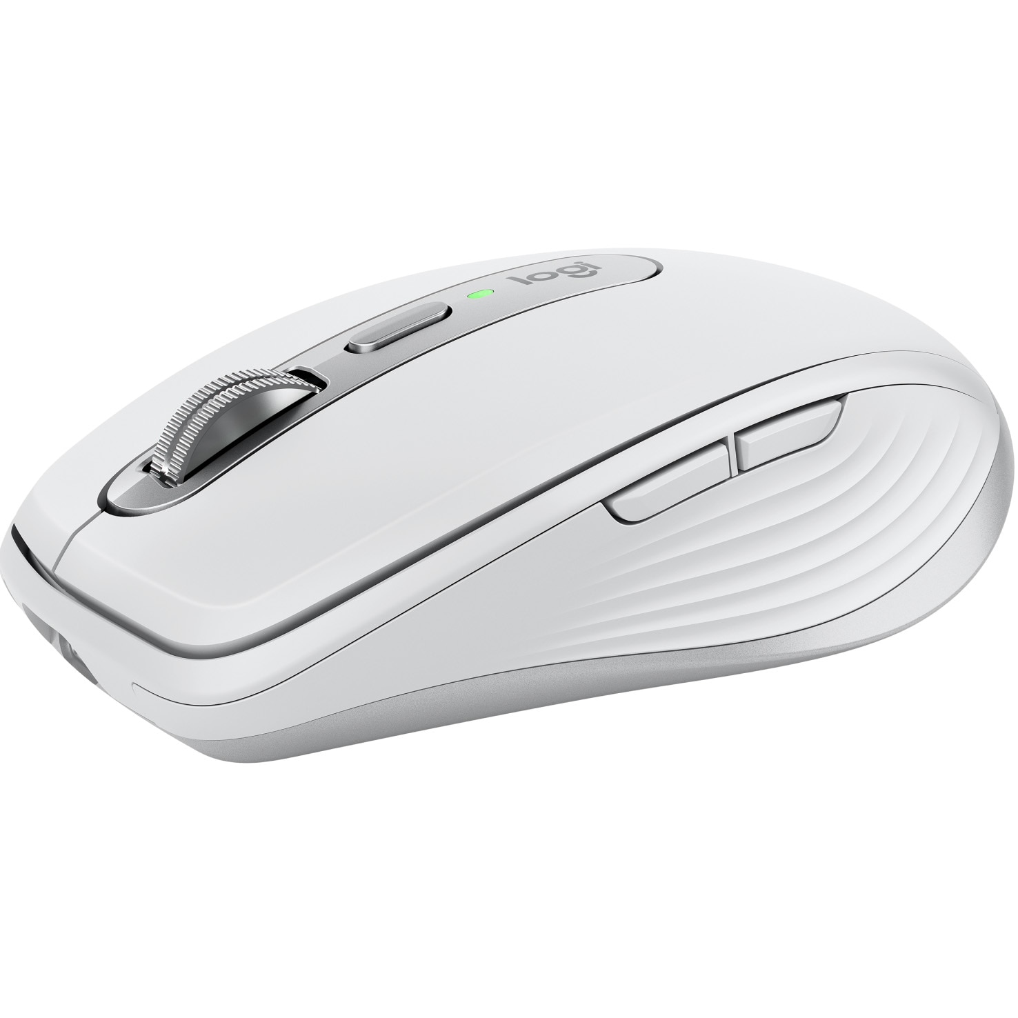 Wireless mouse Logitech MX Anywhere 3S, 2.4GHz&amp;Bluetooth, Silent, Scroll MagSpeed, Multidevice, USB-C, Pale Gray