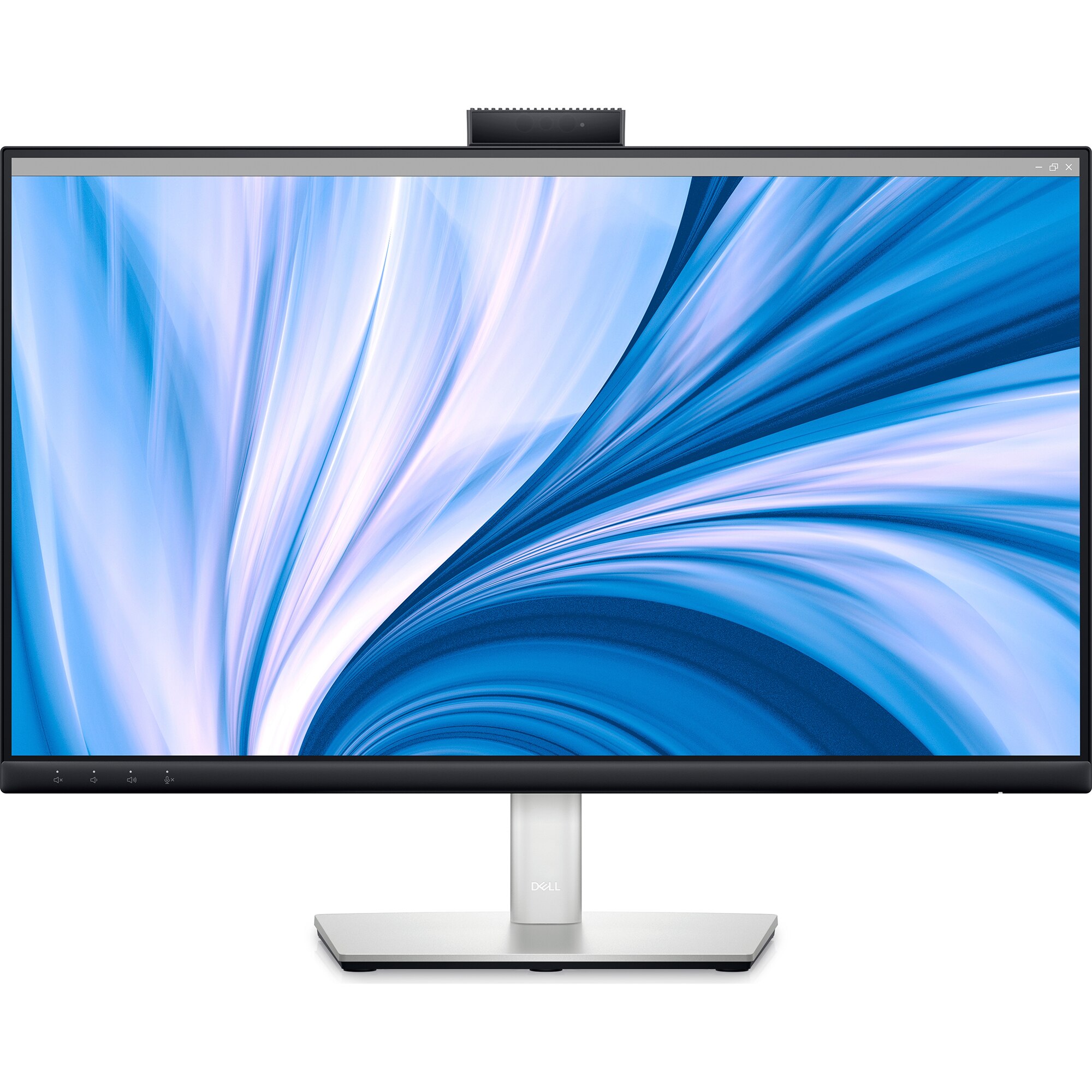 Monitor LED IPS Dell 23.8", Full HD, DisplayPort, Webcam, C2423H