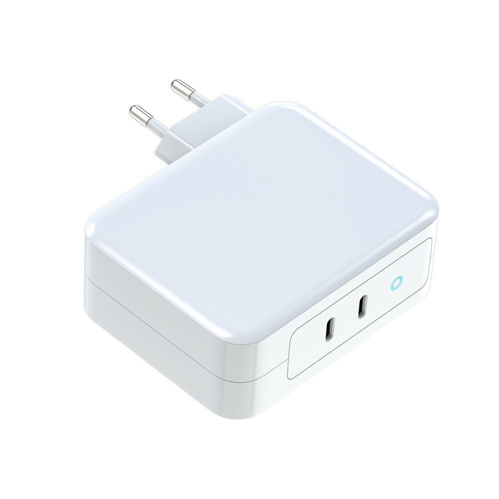 Incarcator de retea Tehnologie GaN 2 porturi (2x USB C)Power Delivery 140W