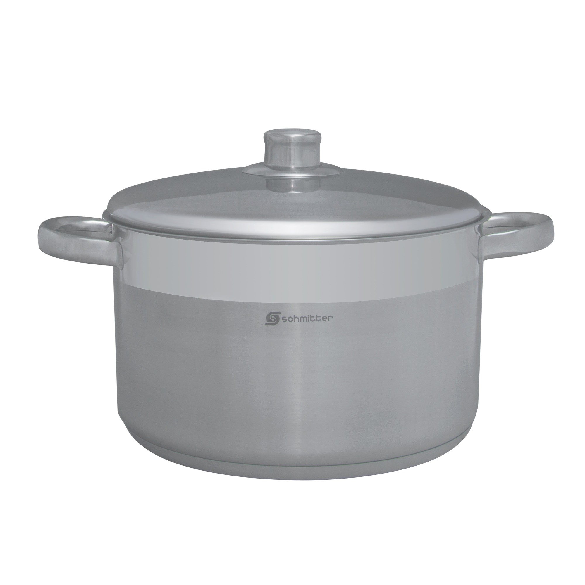 Stainless steel pot with lid, capacity 8L