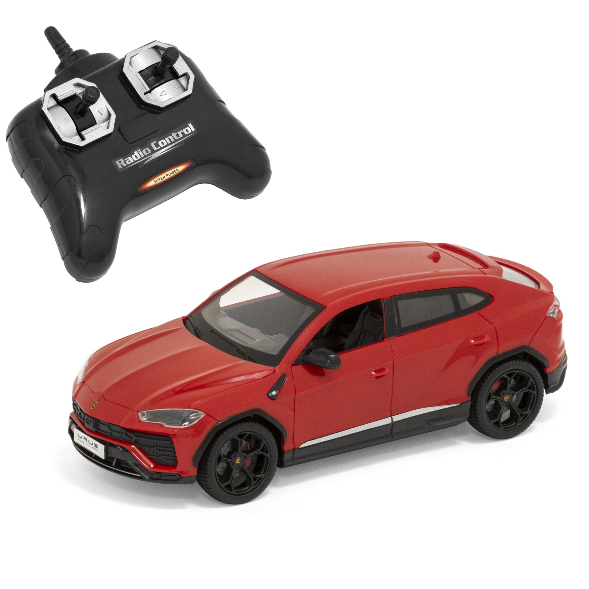 Masinuta RC pentru copii, cu telecomanda, Lamborghini Urus, scara 1:24, rosu