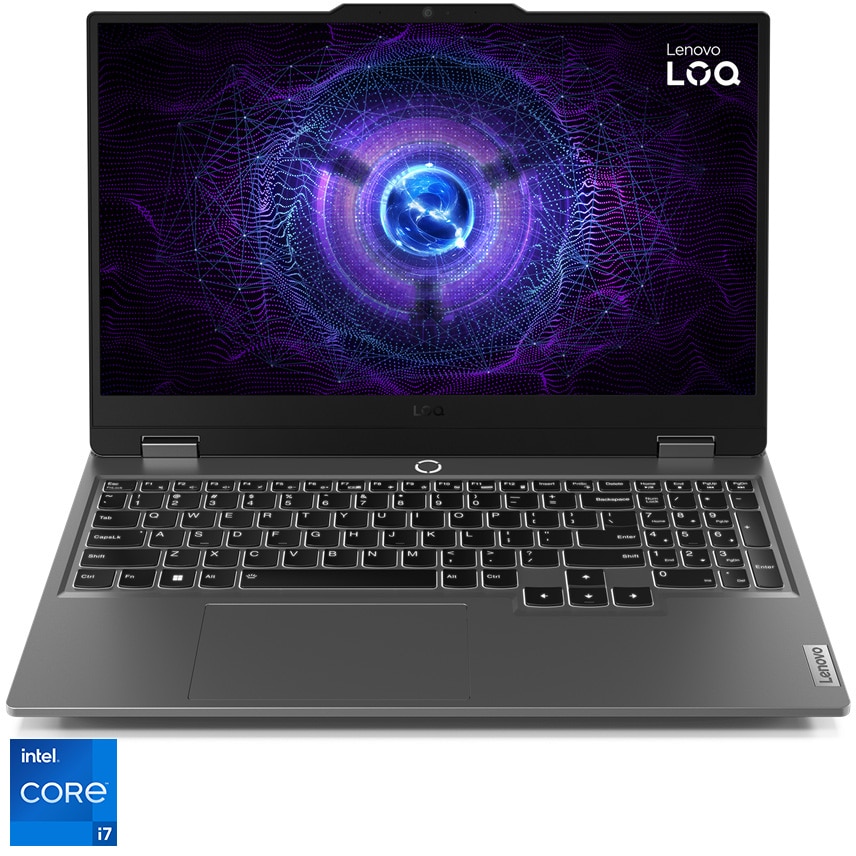 Lenovo LOQ 15IRX9 Gaming Laptop with Intel® Core i7-13650HX processor up to 4.9GHz, 15.6" Full HD, IPS, 144Hz, 16GB DDR5 RAM, 1TB SSD, NVIDIA® GeForce RTX™ 3050 6GB GDDR6, No OS, Luna Gray