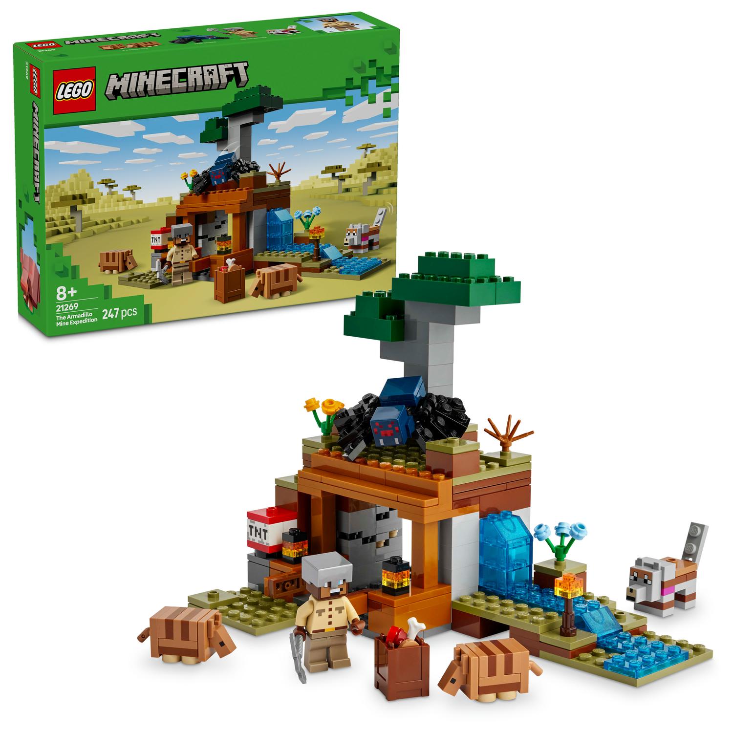 LEGO® Minecraft™ - Tatu's Mining Expedition 21269, 247 pieces