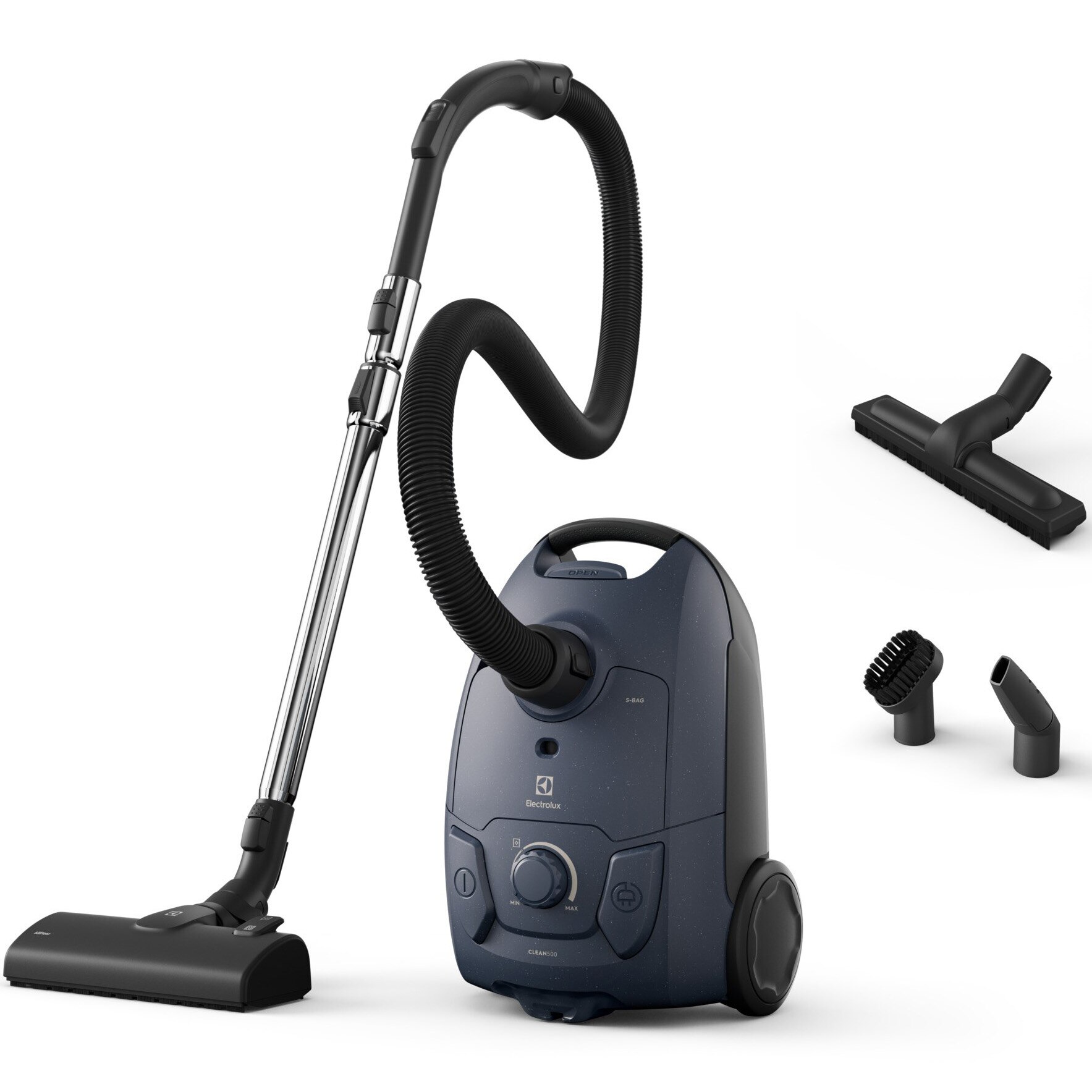 Electrolux 500 Series EB51C2DB vacuum, 750W, AllFloor brush, denim blue