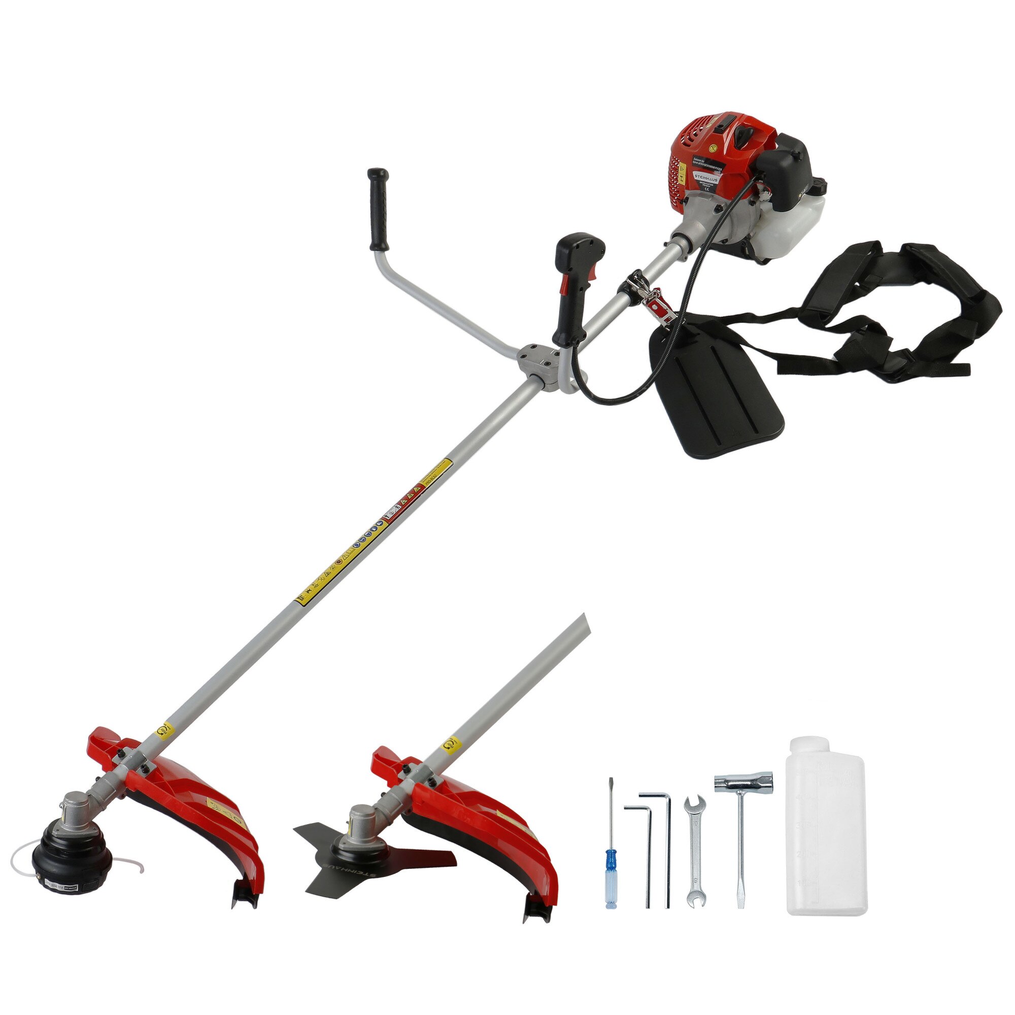 Motocoasa Steinhaus PRO-BC62, motor 2 timpi, benzina, 2200 W, 3 CP, 62cc