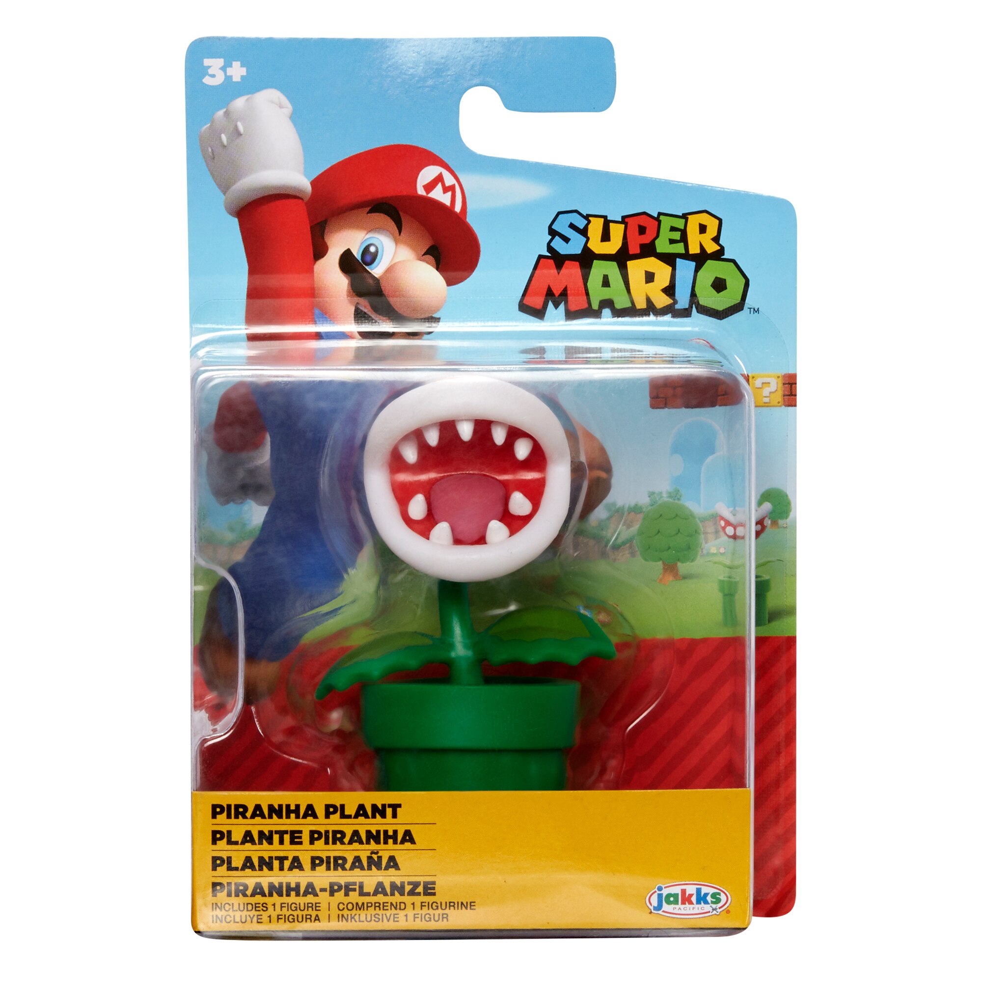 Figurina Nintendo Super Mario - Pirahna, 6 cm