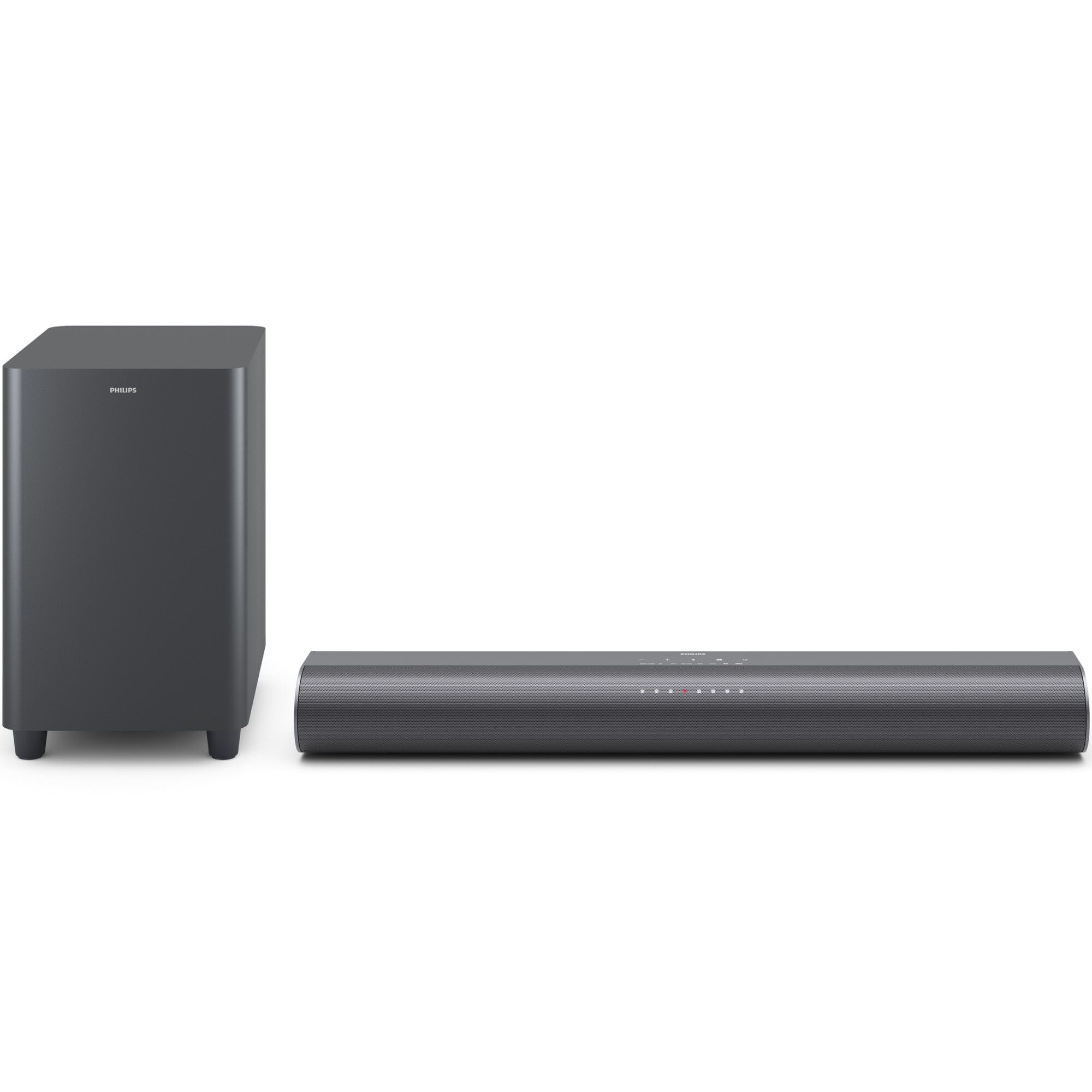 Soundbar Philips TAB6100/10, 2.1, 400W, Bluetooth, Subwoofer Wireless, Dolby Atmos, HDMI eARC, Black