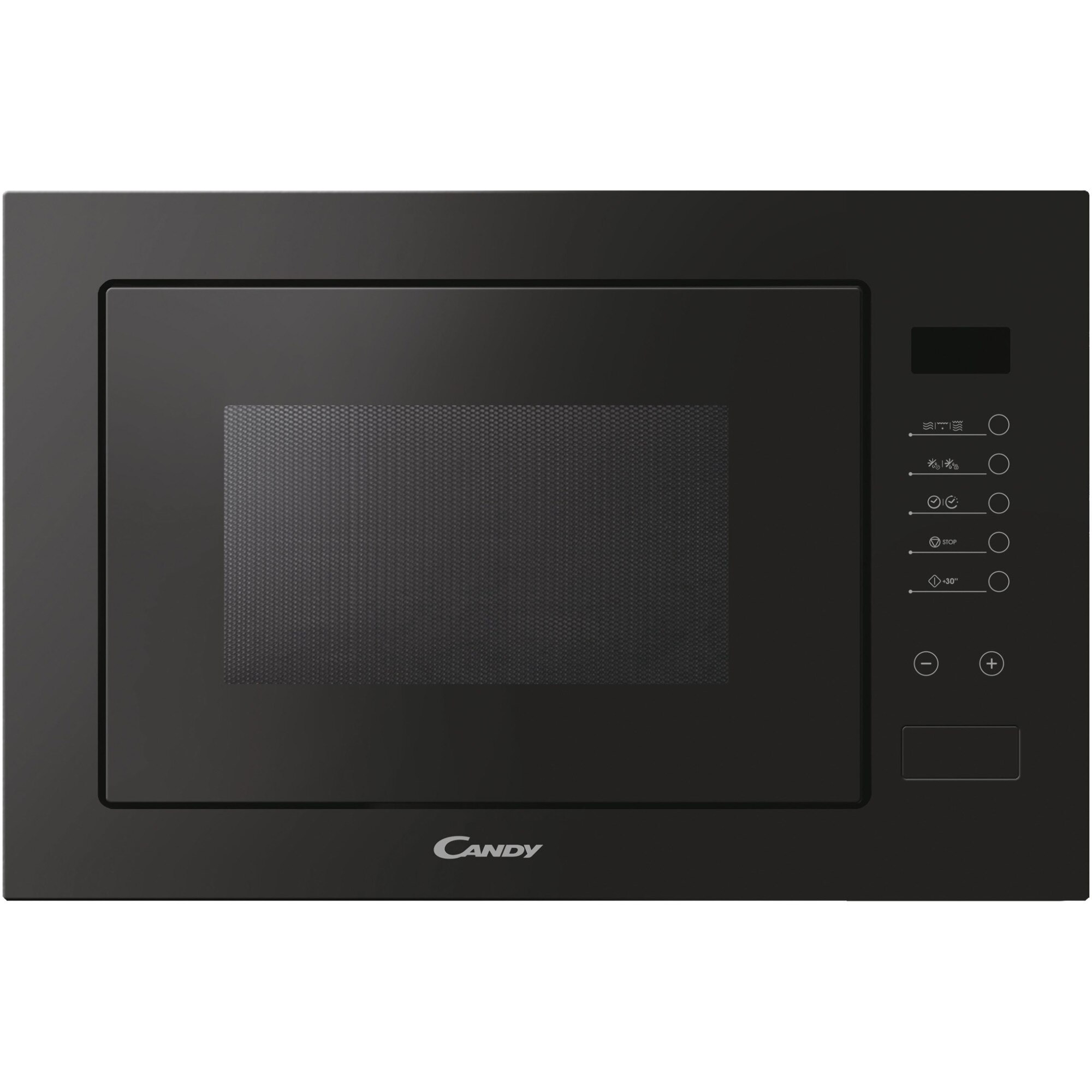 Cuptor cu microunde incorporabil Candy MICG25GDFN, 25 l, 900 W, Grill, Timer, Child lock, Afisaj digital, 8 trepte, Negru