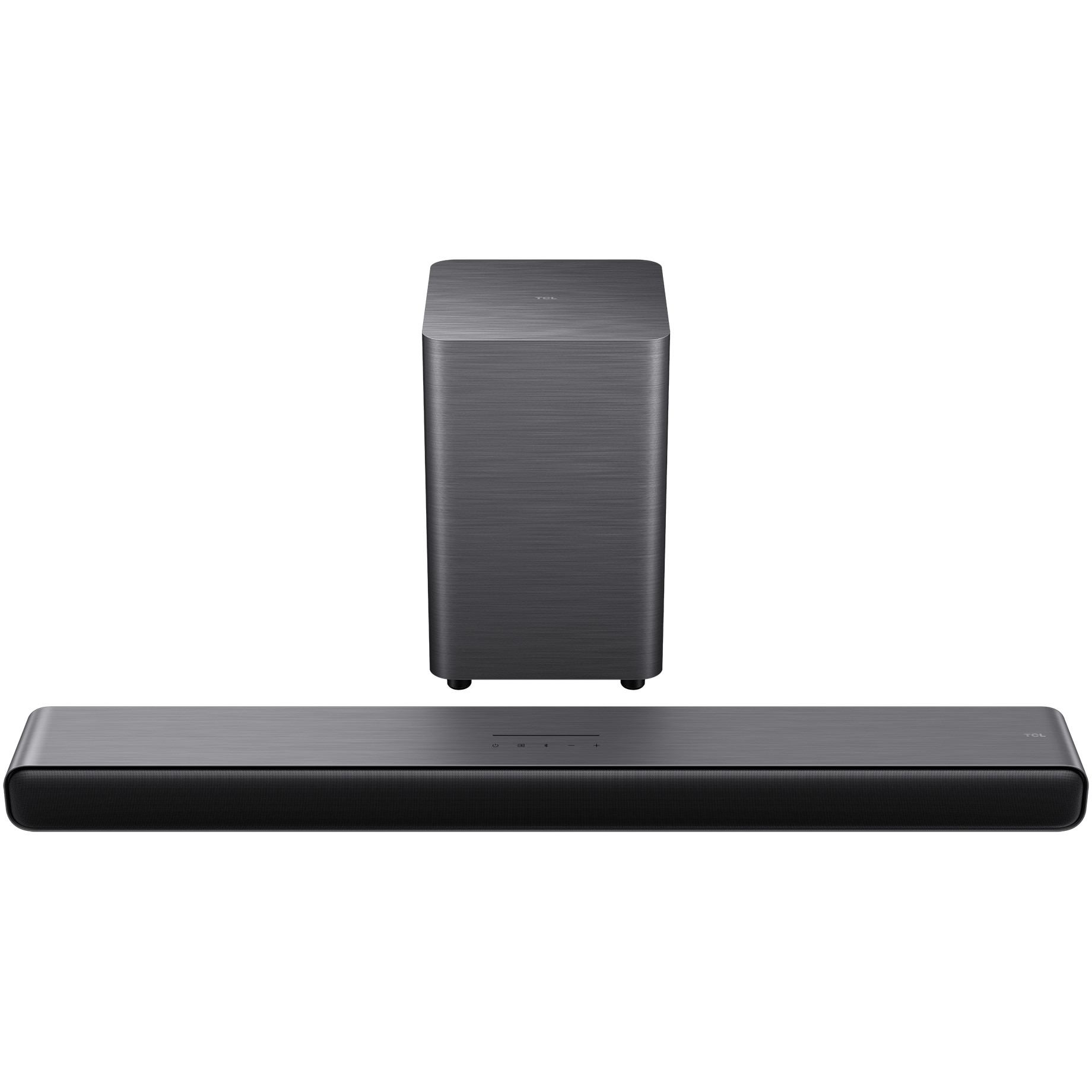 TCL S55H Soundbar, 220W, Bluetooth 5.2, Dolby Atmos, DTS Virtual:X, HDMI eARC, Wireless Subwoofer, Black