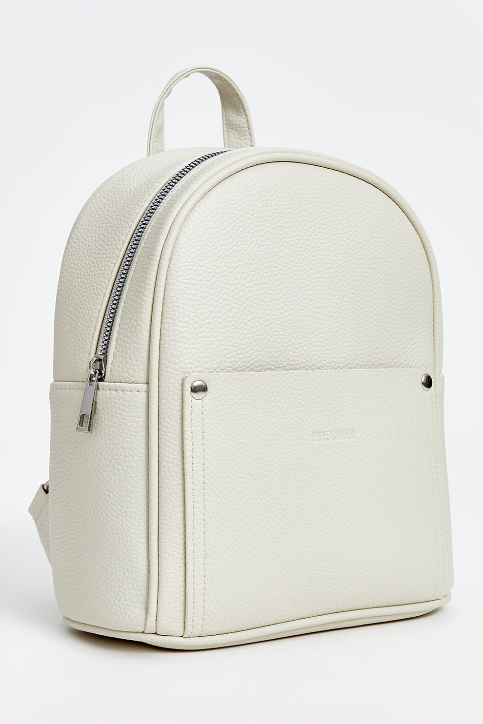 LC WAIKIKI, Rucsac cu model uni si barete ajustabile, Alb fildes