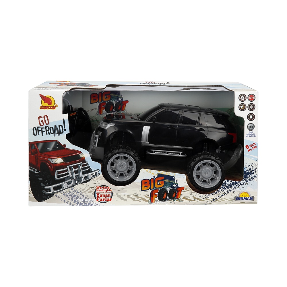 Masinuta Suncon RC - Jeep Big Foot, negru, 1/14