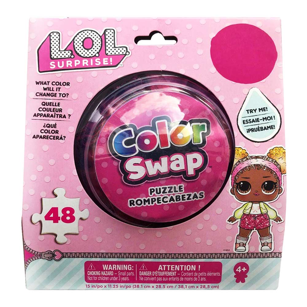 Puzzle L.O.L Surprise, 48 piese, color change