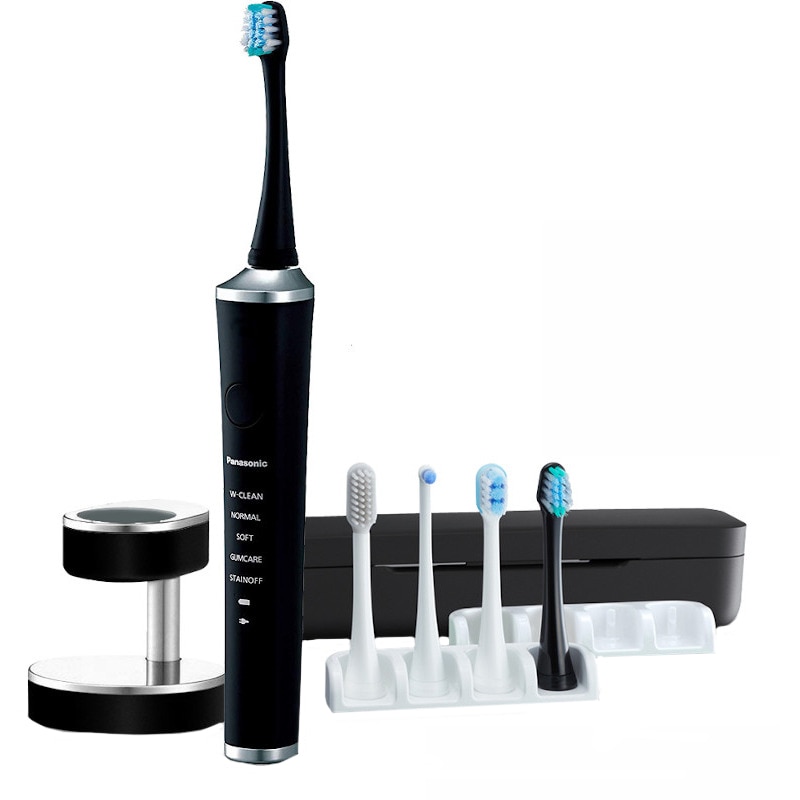 Electric toothbrush Panasonic EWDP52K803, Sonic Motor, periodontal &amp; interdental care, 5 heads, Black