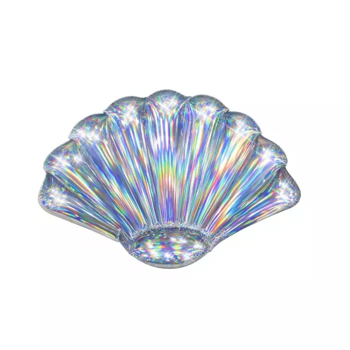 Saltea gonflabila Bestway, Iridescent Shell Lounge, 1.85m x 1.14m
