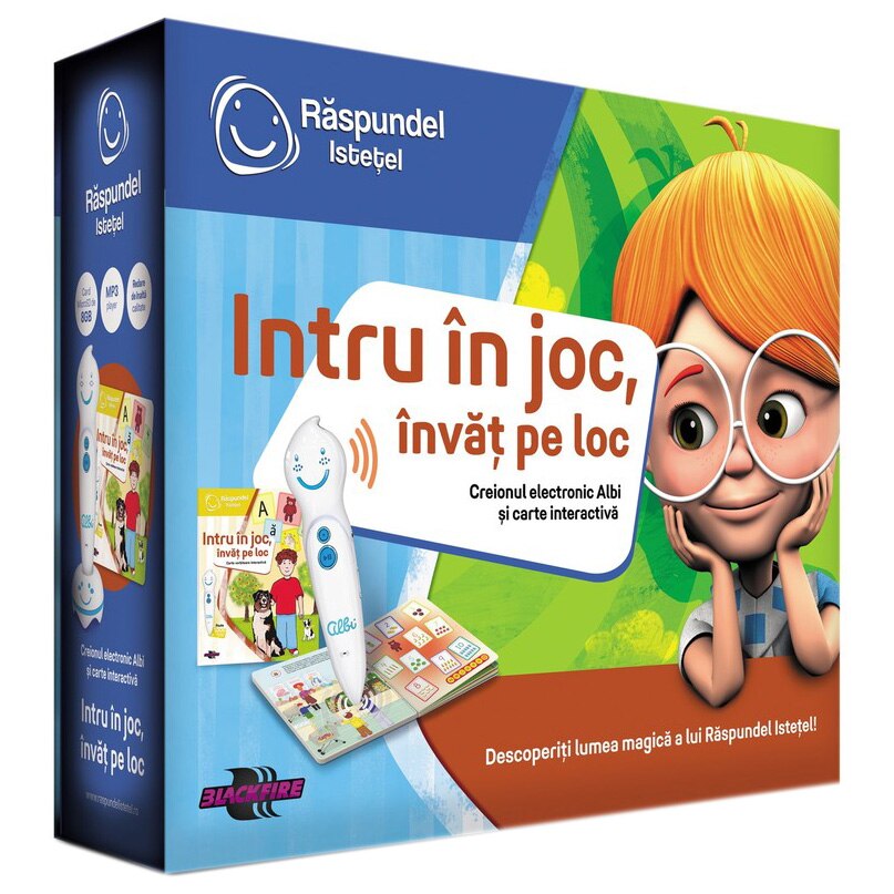 Set Raspundel Istetel - Carte si creion, Intru in joc invat pe loc