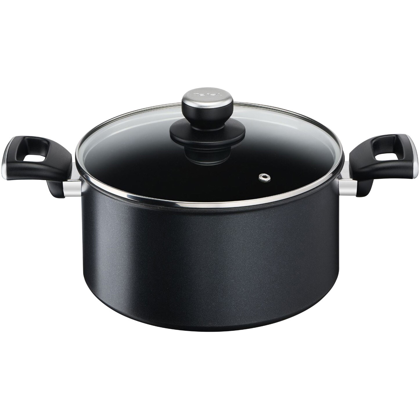 Pot with lid Tefal Unlimited, ThermoSignal, ThermoFusion, titanium non-stick coating, 24 cm