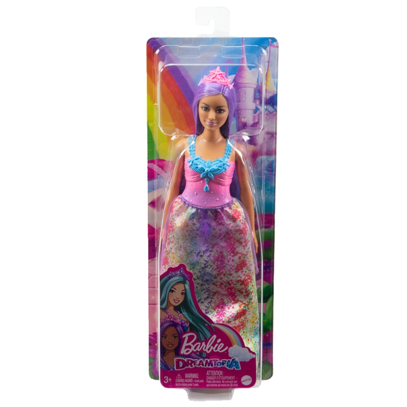Papusa Barbie Dreamtopia - Printesa cu par mov