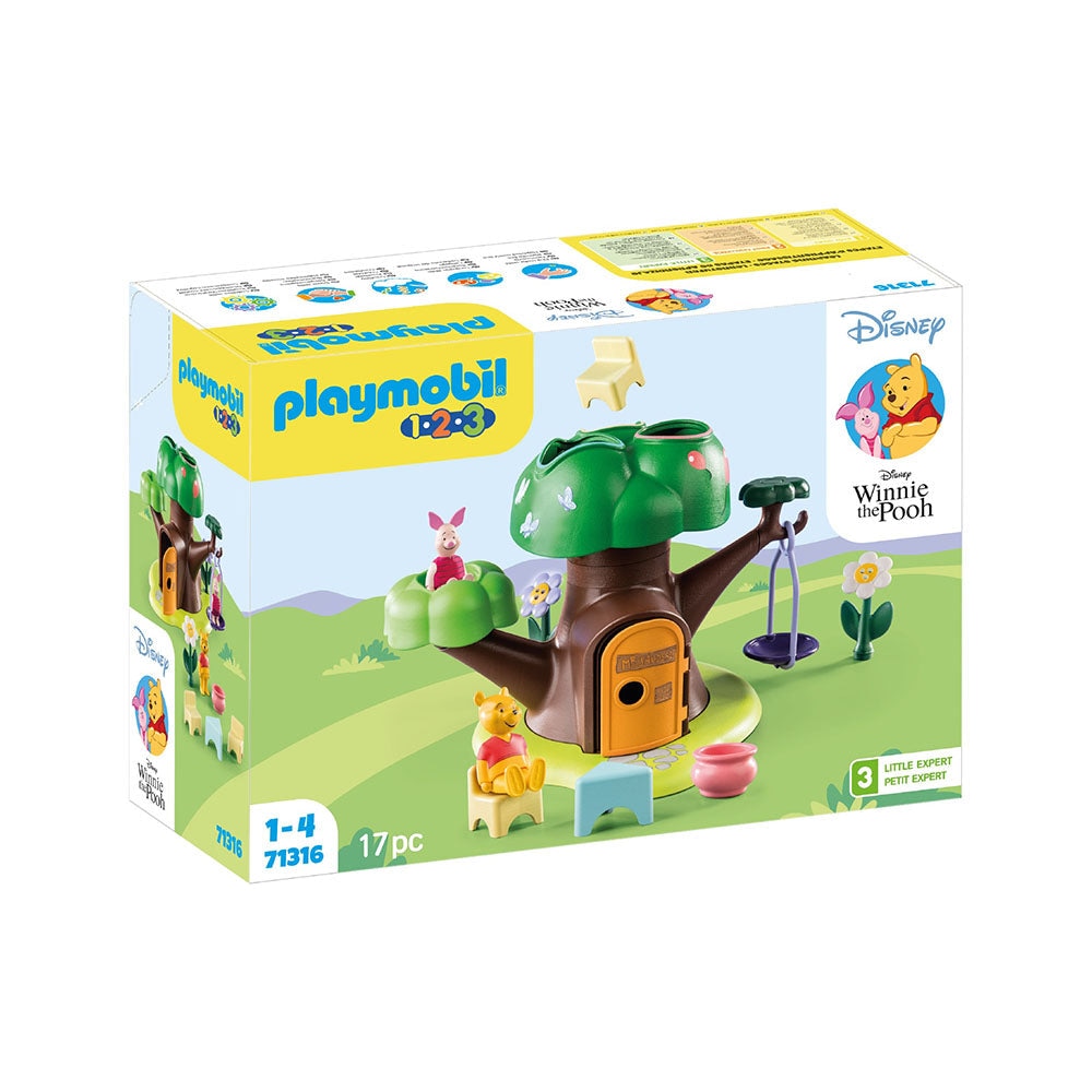 Playmobil 1.2.3 Dinsey - Casa din copac a lui Winnie si Piglet