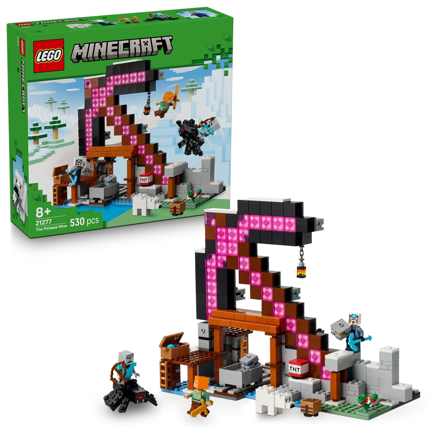 LEGO® Minecraft® - Mina Tarnacop 21277, 530 piese