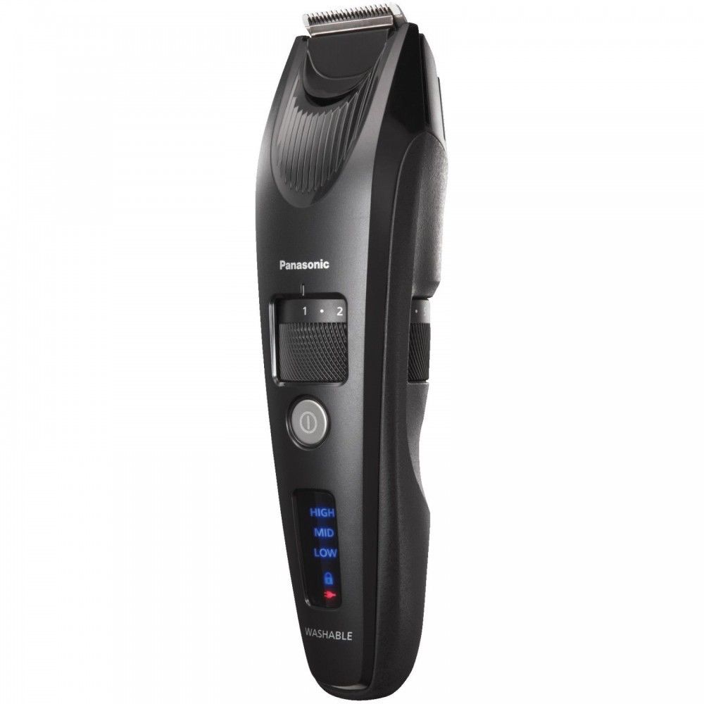 Panasonic ERSB40K803 Trimmer, Washable, High Speed Linear Motor, 110mm, 19 Speeds, Precision Finishing Accessory, Liion, Black