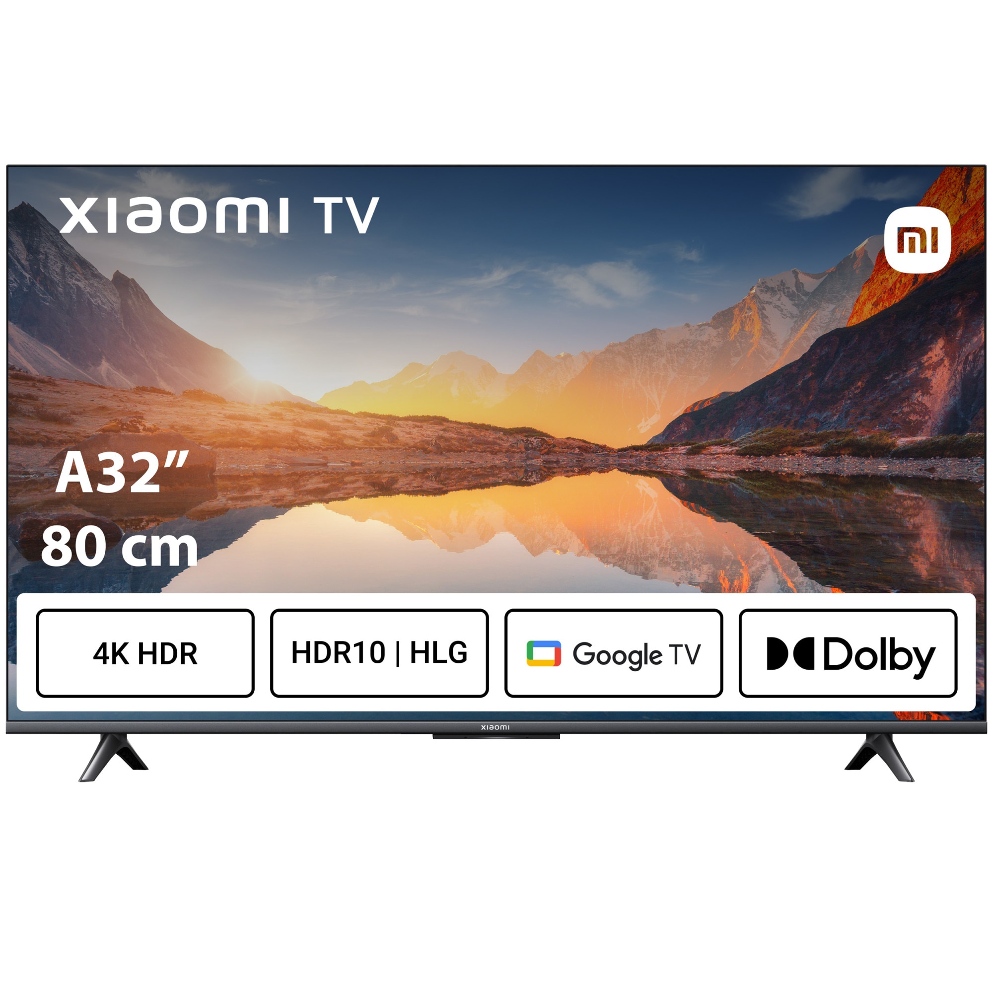 Xiaomi LED TV A, 80 cm, Smart Google TV, Full HD, Class E