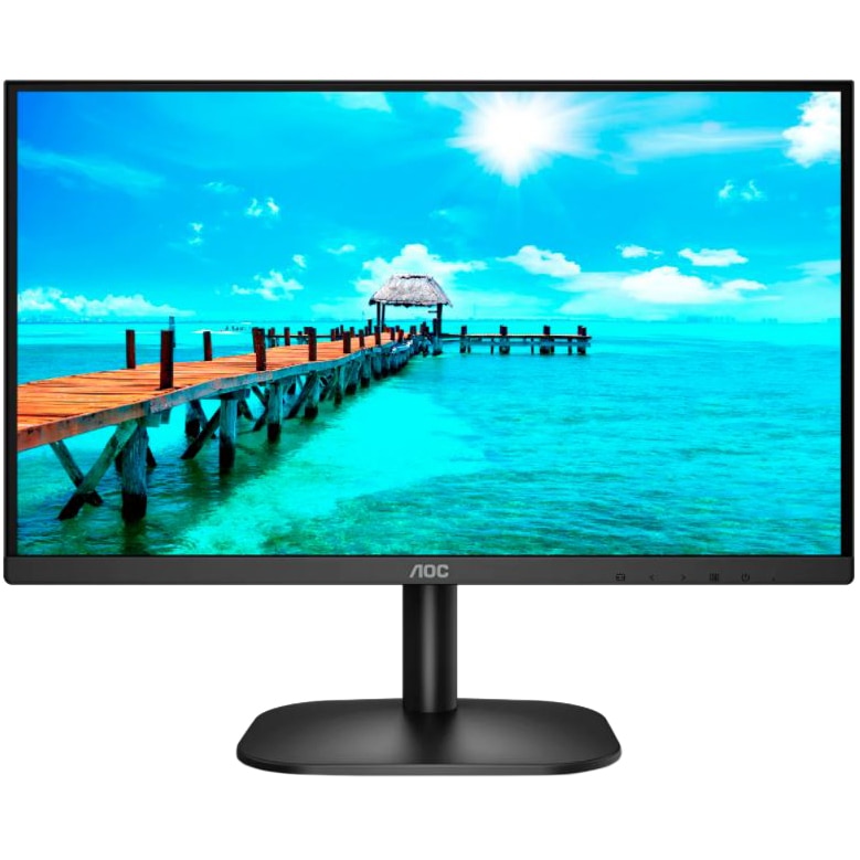 Monitor AOC LED VA 23.8'', Full HD, 75Hz, 4ms, HDMI, VGA, 24B2XHM2