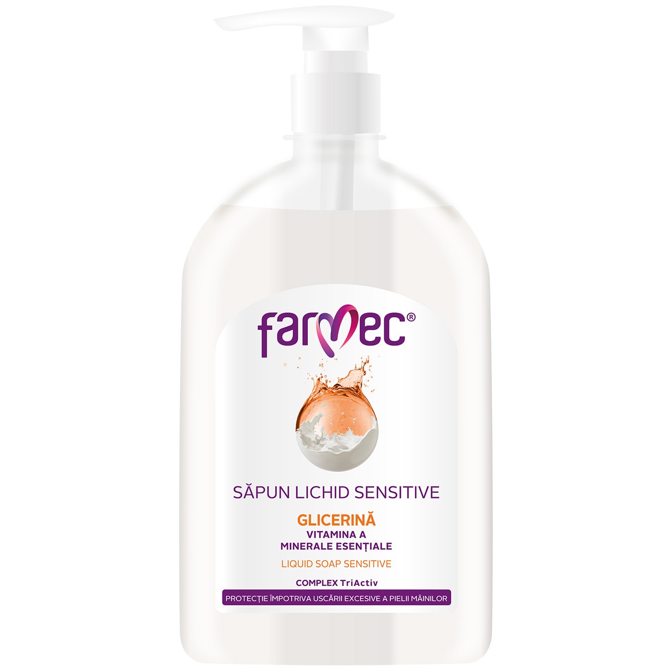 Sapun lichid Farmec Sensitive, 500ml