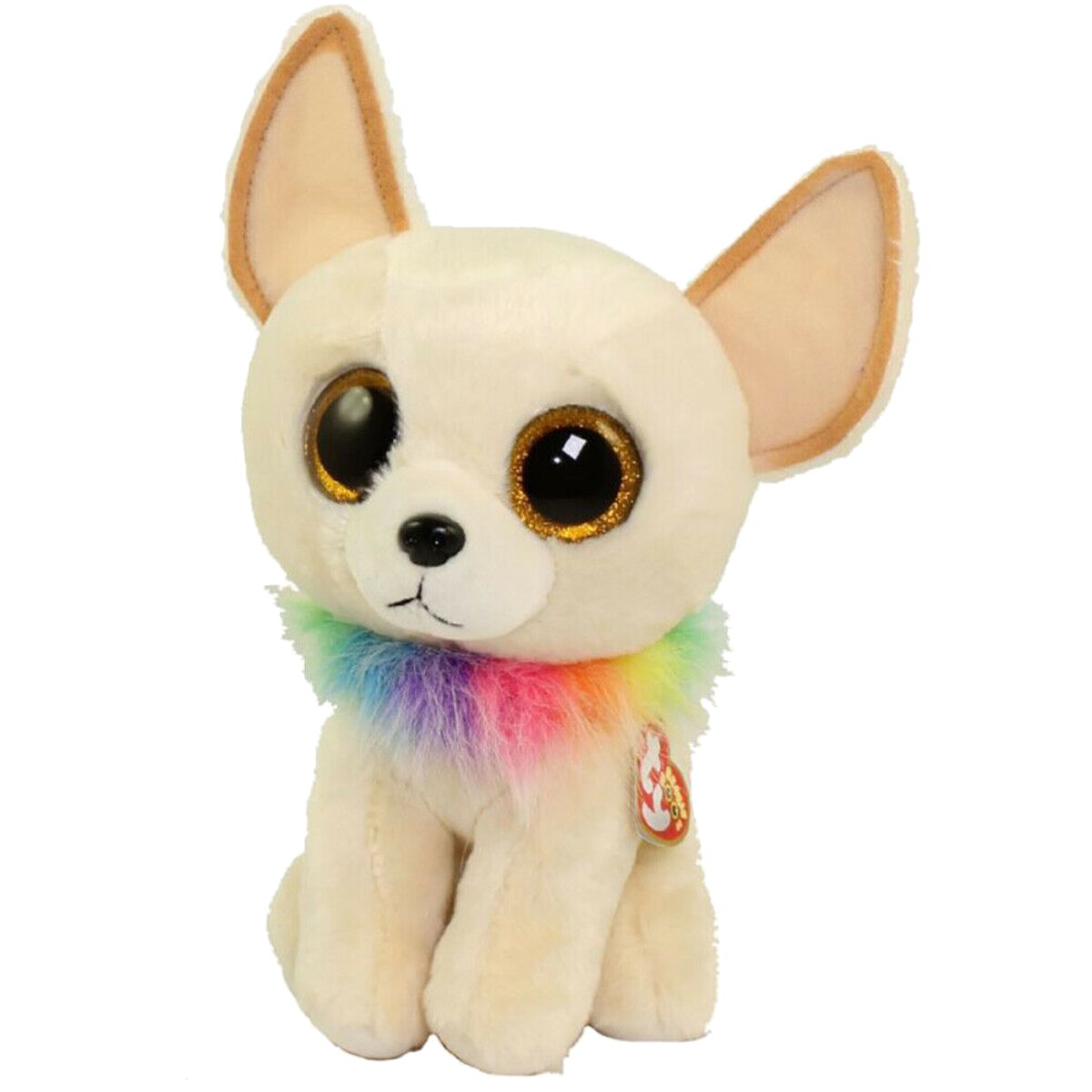 Jucarie de plus TY - Beanie Boos, Chewey Chihuahua, 24 cm