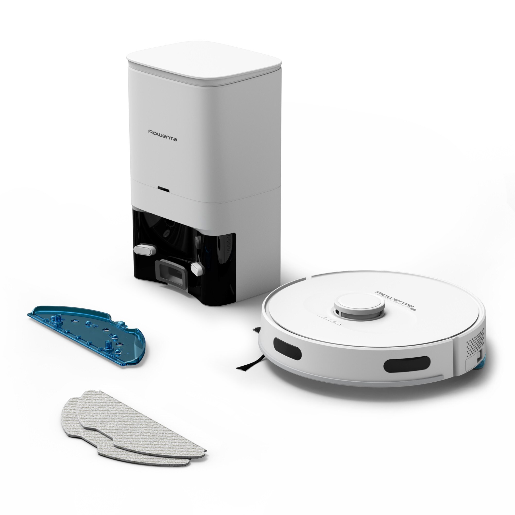 Robot vacuum Rowenta XPlorer S75 S+, 31W, 4-in-1, 2700Pa, 3 drop sensors, 120min autonomy, white.