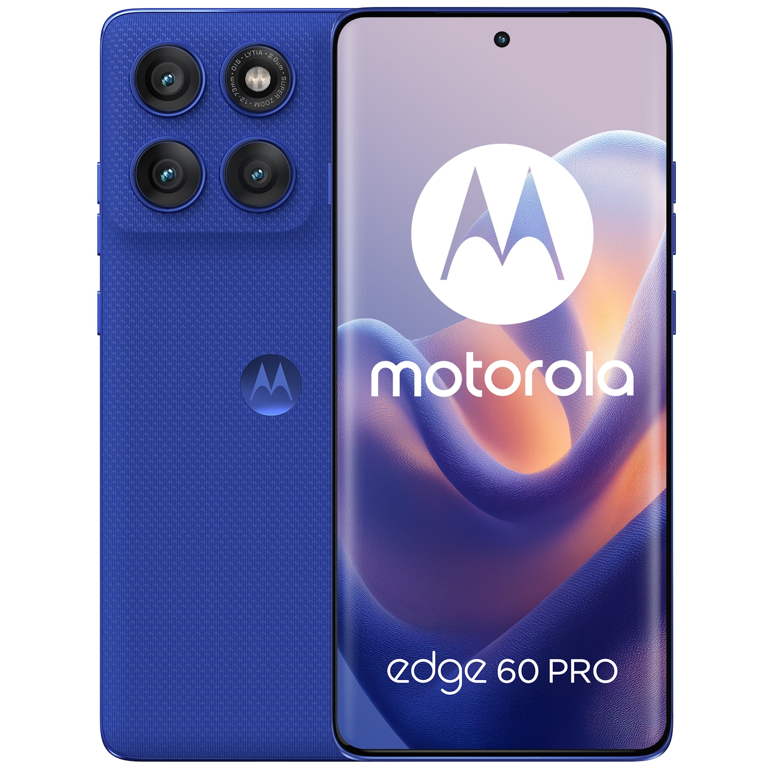 Telefon mobil Motorola Edge 60 Pro, Dual SIM, 512GB, 12GB RAM, 5G, Pantone Dazzling Blue