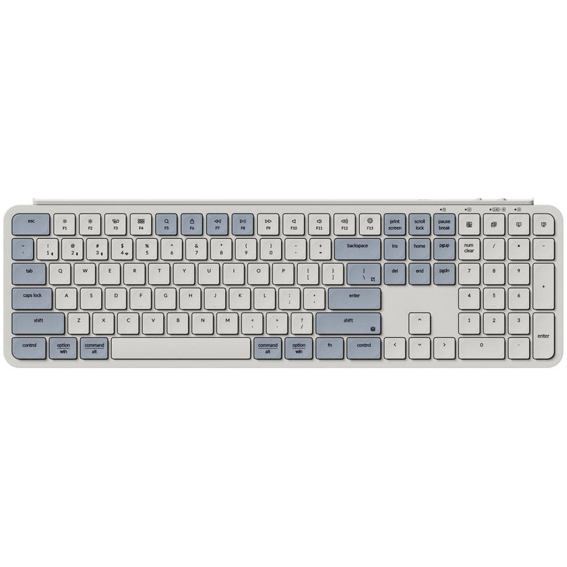 Wireless mechanical keyboard Keychron B6 Pro, Ultra-Slim, US layout, 2.4GHz/Bluetooth, battery autonomy 1200h, phone/tablet/PC/Mac