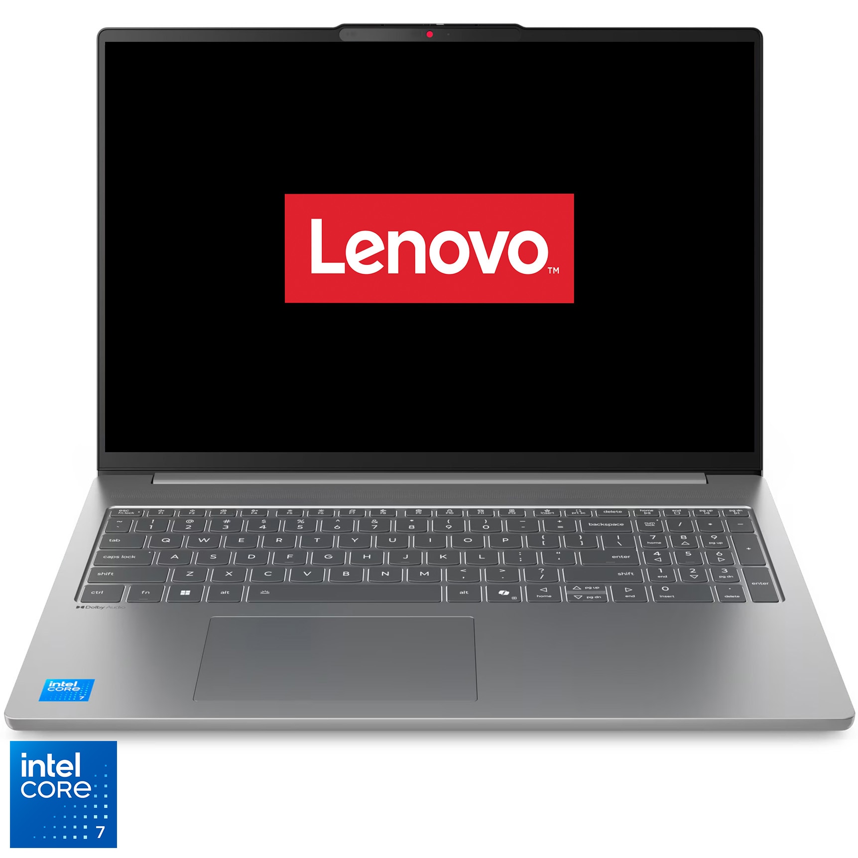 Laptop Lenovo IdeaPad Slim 5 16IRH10R cu procesor Intel® Core™ 7 240H pana la 5.2GHz, 16" 2.8K, OLED, 120Hz, 32GB DDR5 RAM, 1TB SSD, Intel® Graphics, No OS, Luna Grey
