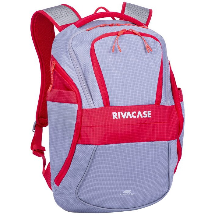 SPORT Rivacase 5225 grey/red 15.6'' laptop backpack, 20L