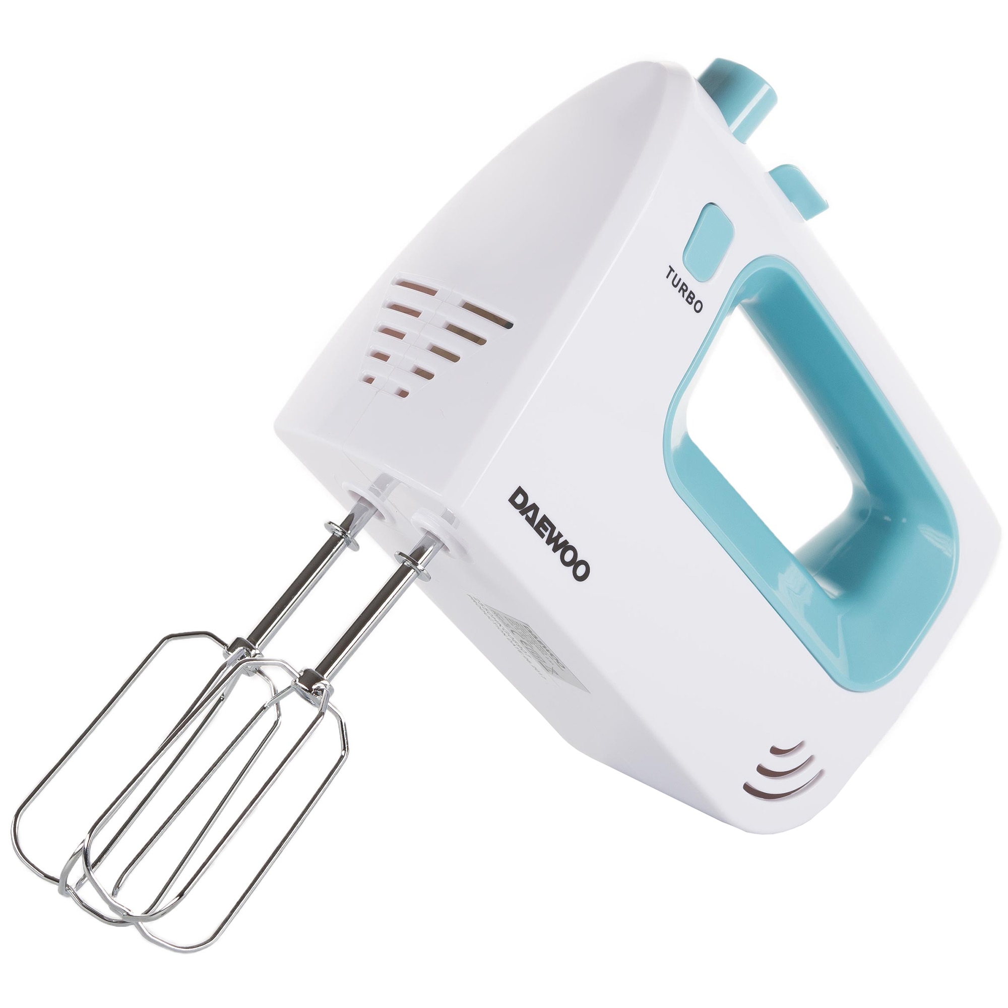 Mixer de mana Daewoo DHM122LB, 300W, 5 viteze, Turbo, framantare, amestecare, ABS, Turcoaz