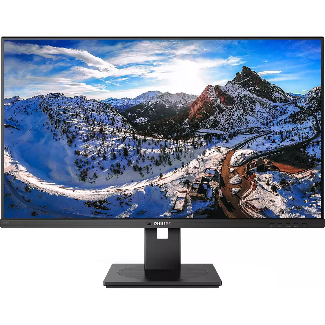 Philips LED VA 31.5'' UHD Monitor, 60Hz, 4ms, Adaptive Sync, FlickerFree, DisplayPort Pivot, HDMI, USB