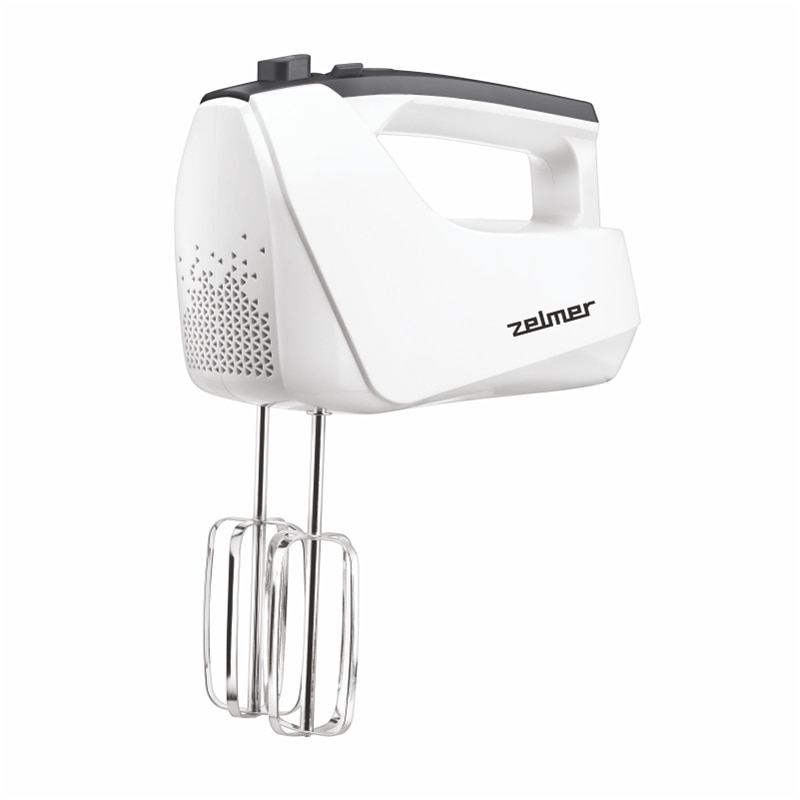 Mixer de mana Zelmer ZHM2550, 750W, 5 viteze, turbo, soft touch, alb