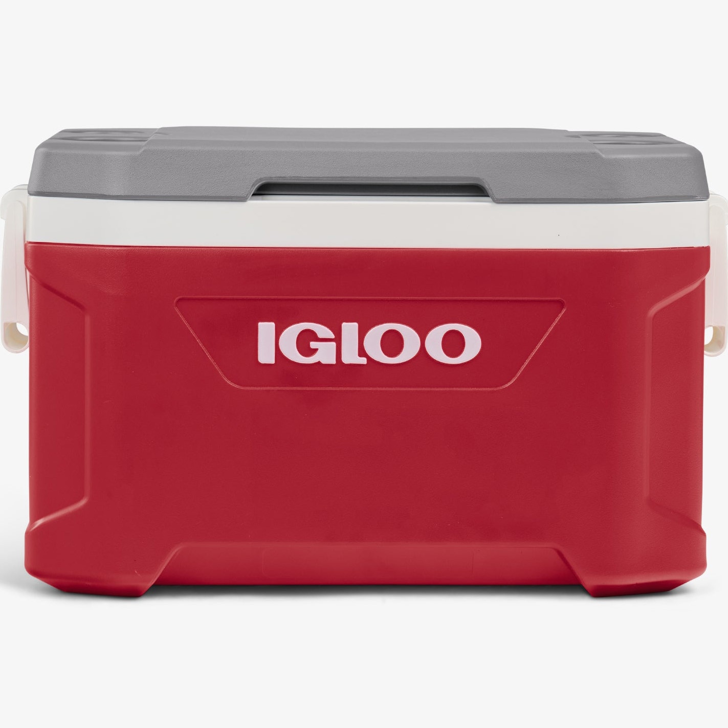 Lada frigorifica pasiva Igloo 52 QT cu manere, 49 litri, rosu