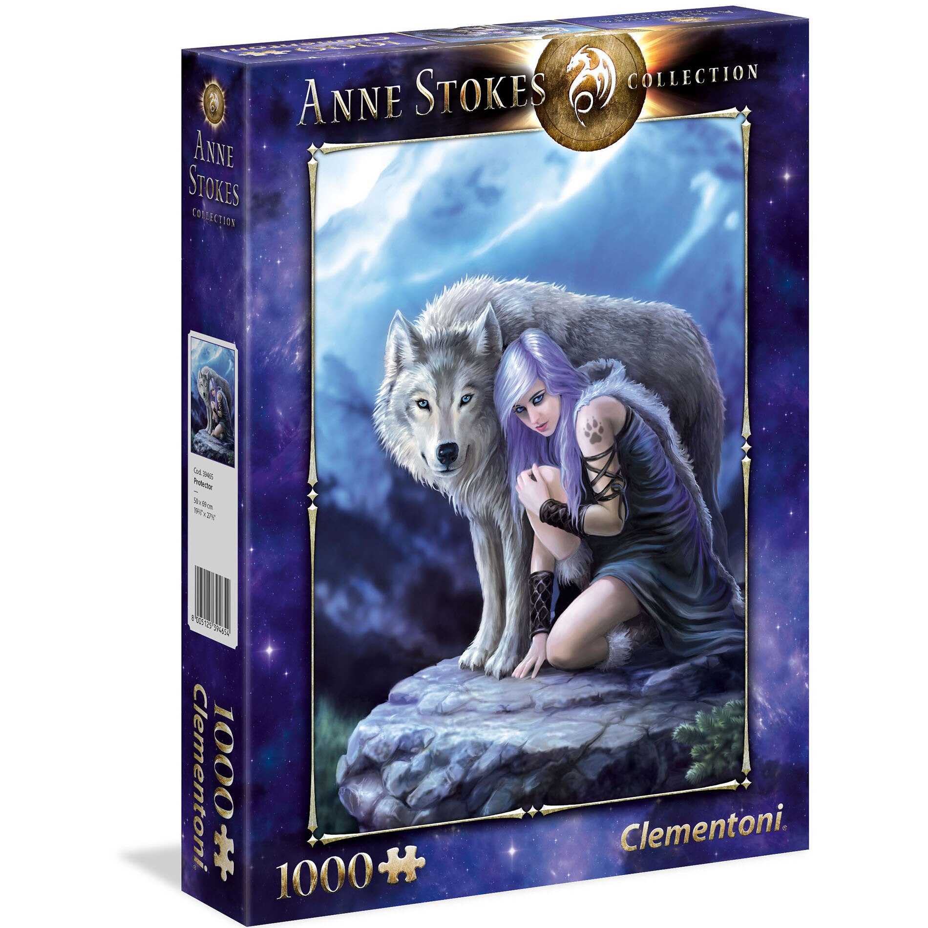 Puzzle Clementoni - Anne Stokes, Protector, 1000 piese