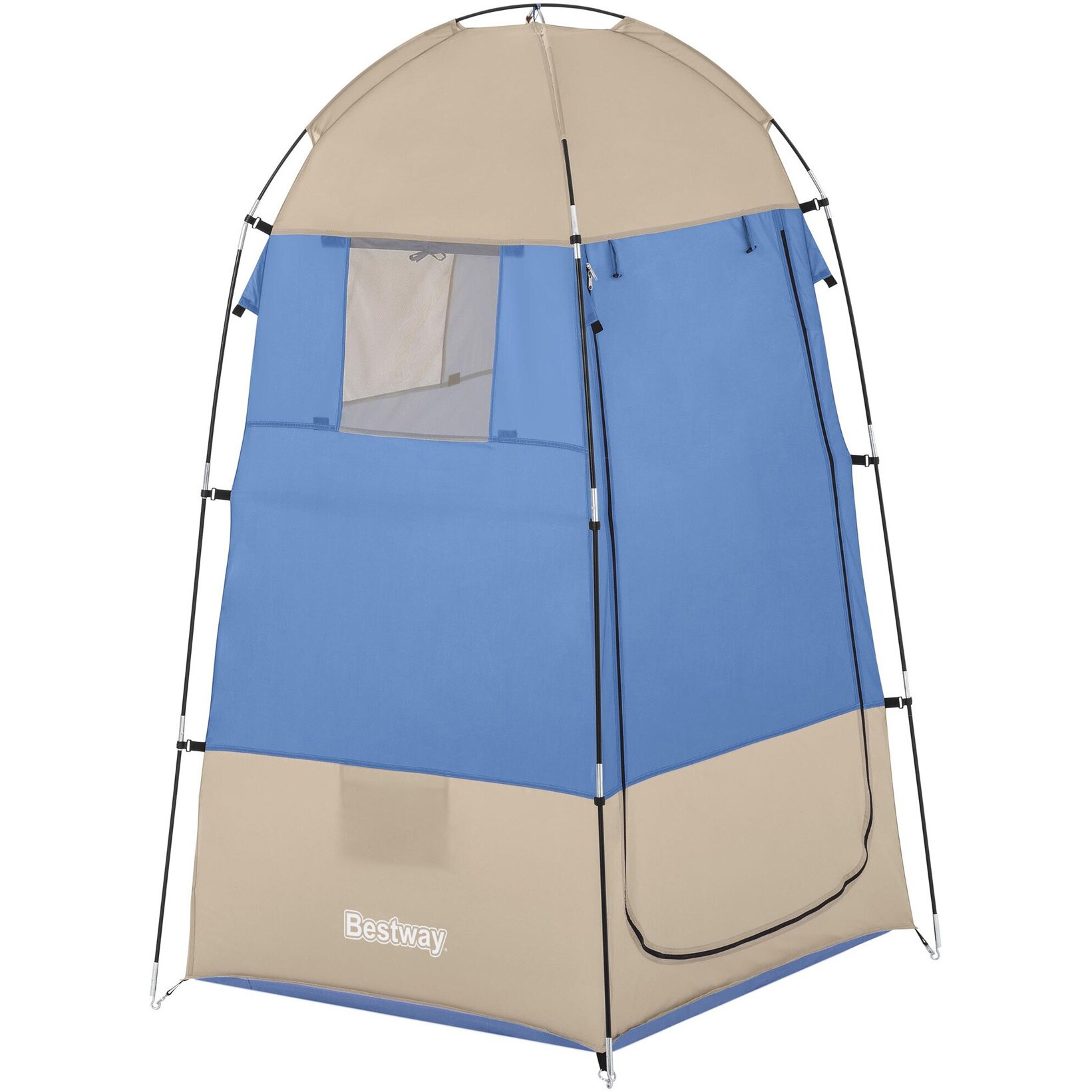 Bestway portable toilet tent, 1.10x1.10x1.90 m, transport bag, 8 pegs