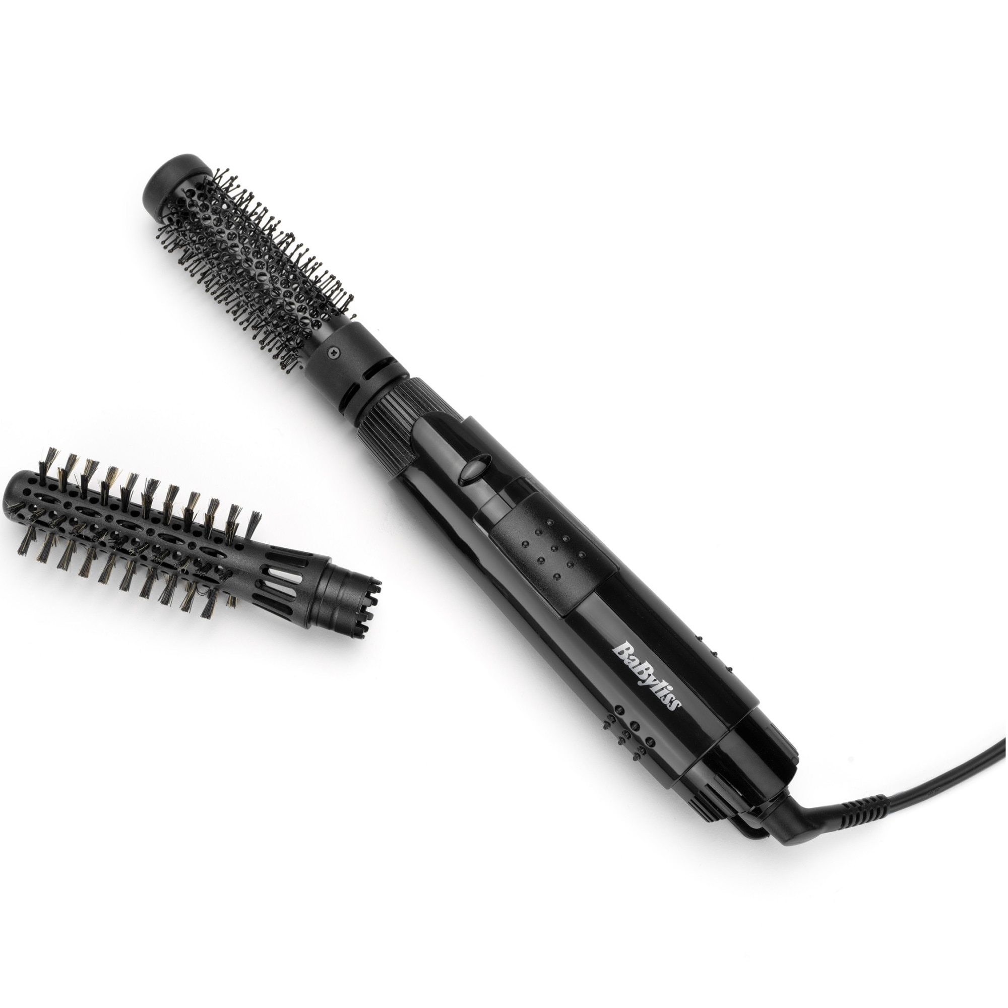 Babyliss Smooth Shape Airstyler AS86E hot air brush, ionization, ceramic coating, 2 heads, black