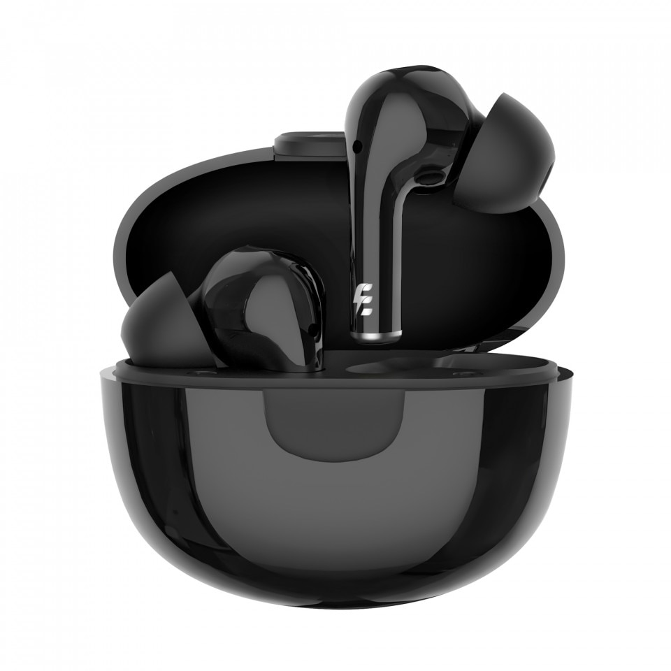 Casti TWS E-Boda Crystal Clear Sound, True Wireless, Bluetooth, Negru