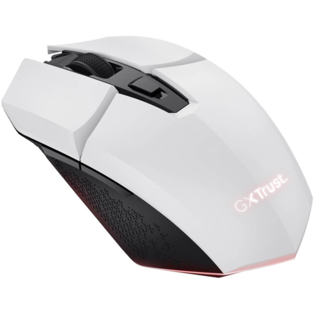 Mouse gaming Trust GXT 110 Felox, LED lighting, Wireless, White