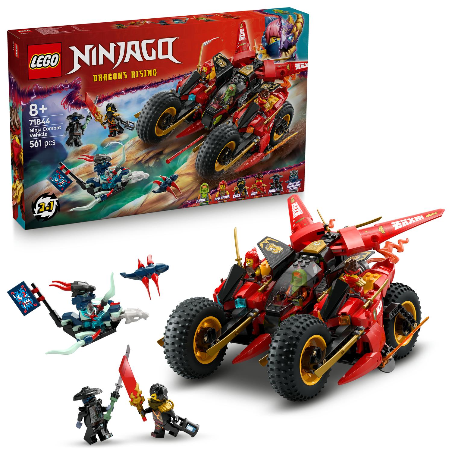 LEGO® NINJAGO® - Vehicul de lupta ninja 71844, 561 piese