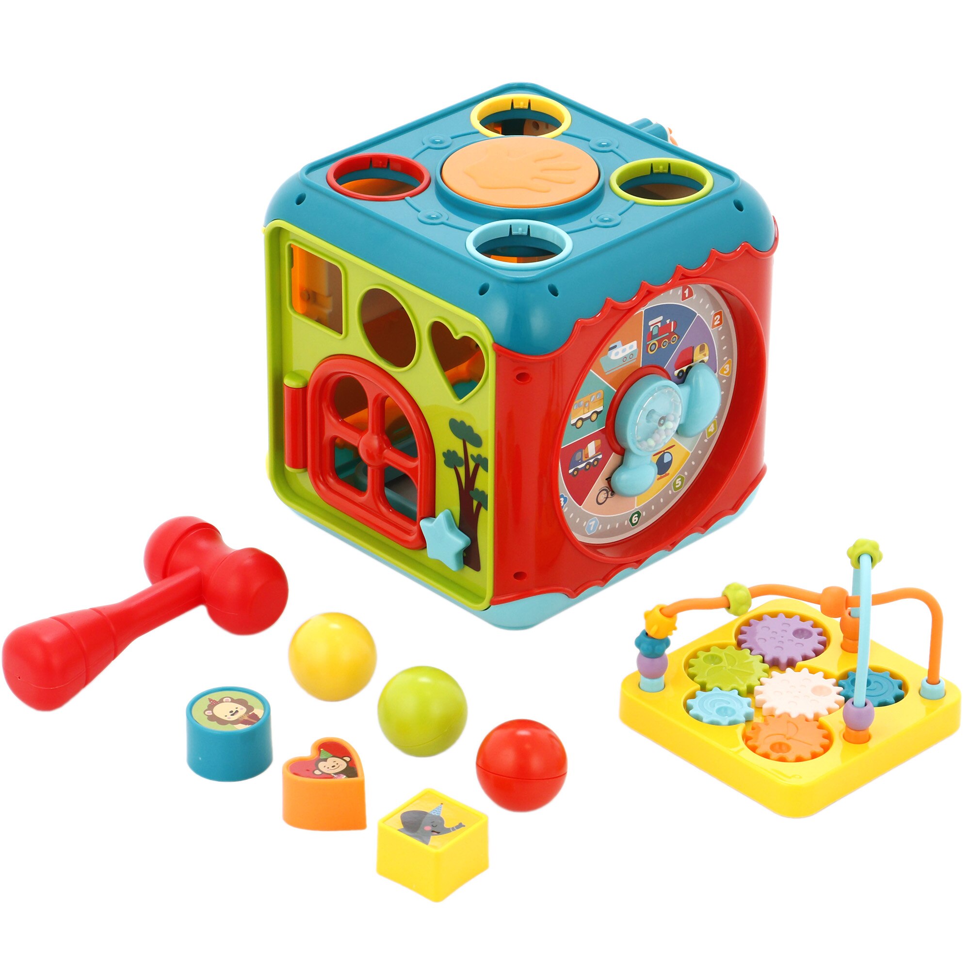 Cub cu activitati M-Toys 6 in 1