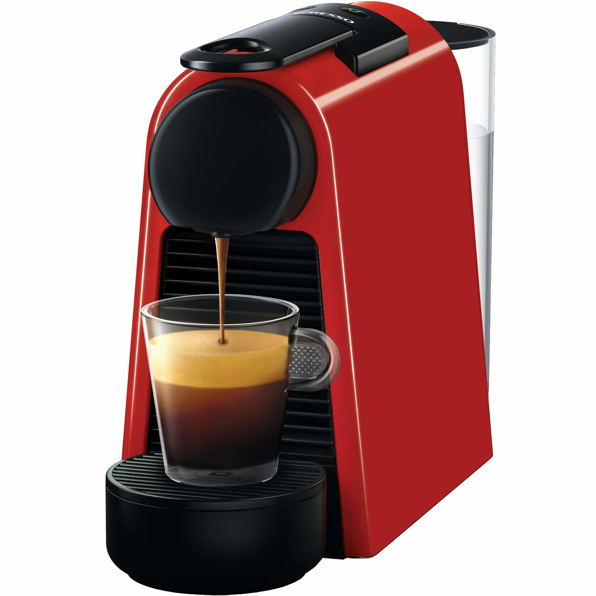 Nespresso by De'Longhi Essenza Mini Ruby Red espresso machine, 19 bar, 1260 W, Red, tasting capsule set included